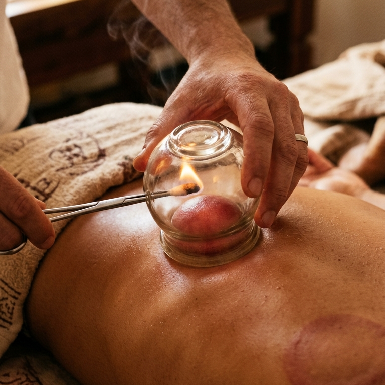cupping fire